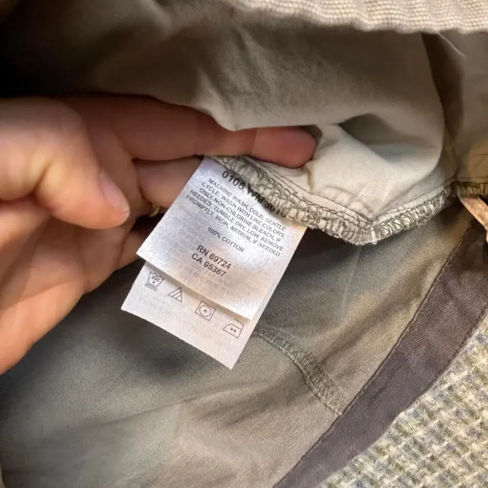 Vintage Columbia Utility Canvas Zip-Up Jacket Workwear 90s Sage Green Cotton